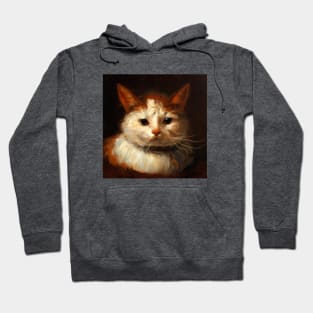 Painting of a Cat in the Style of Rembrandt Hoodie